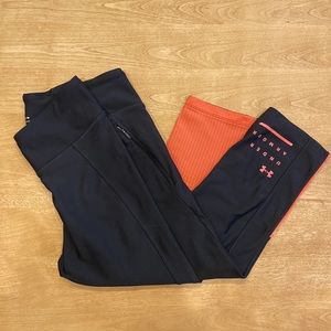 Under Armour Compression 3/4 pants with zippered pocket